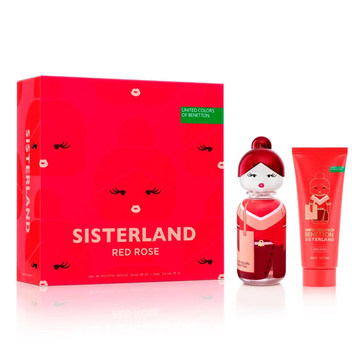 BENETTON COFRE SISTERLAND RED ROSE X 80 ML.